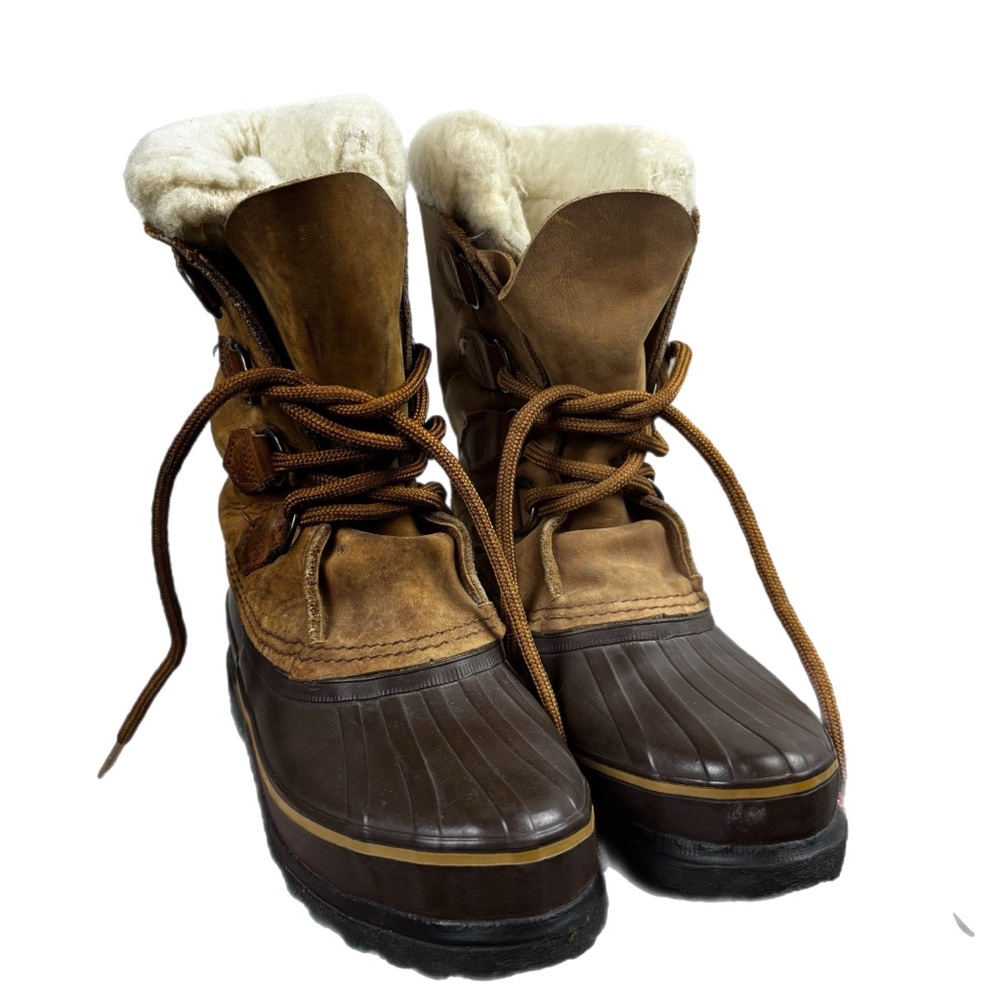 Sorel Cream Winter Boots with Plush Lining